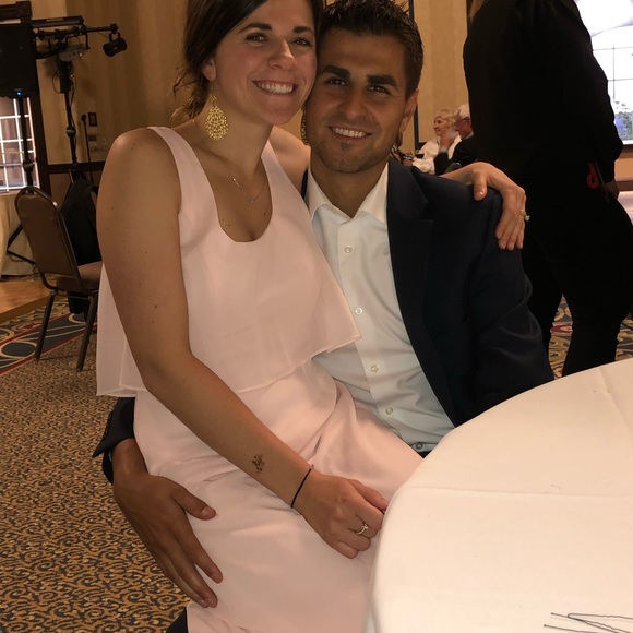 David’s Bridal size 2 dress—color: petal - Picture 3 of 4